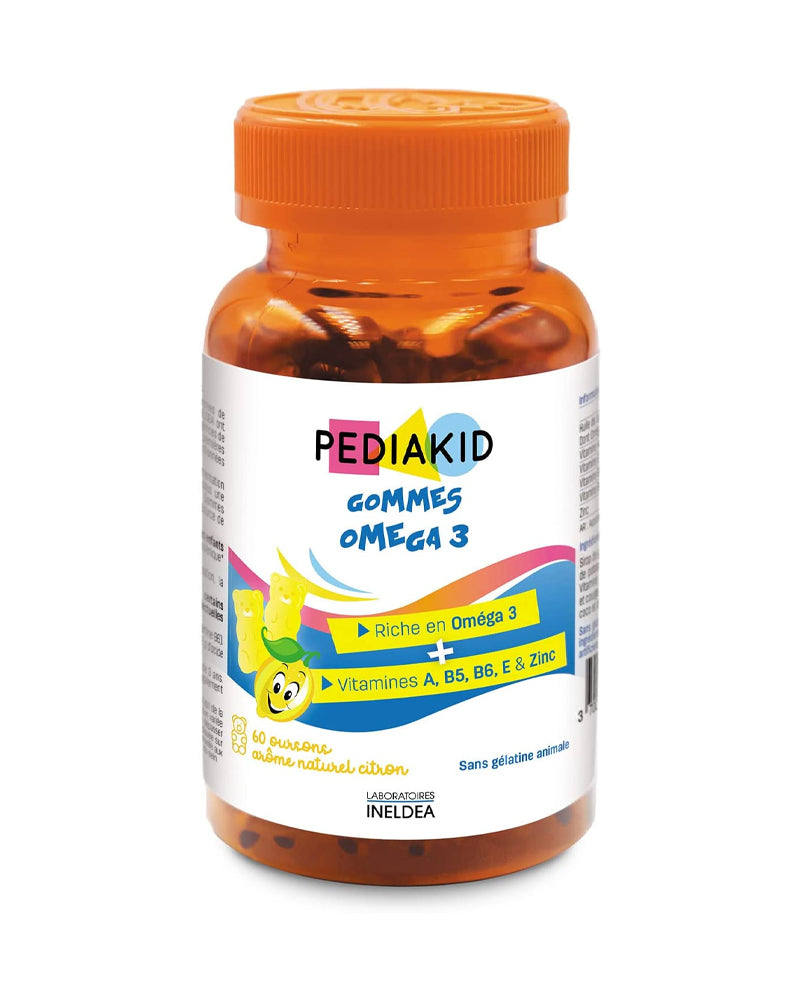 Gomas de borrar PEDIAKID Omega 3 - 60 piezas 138 g