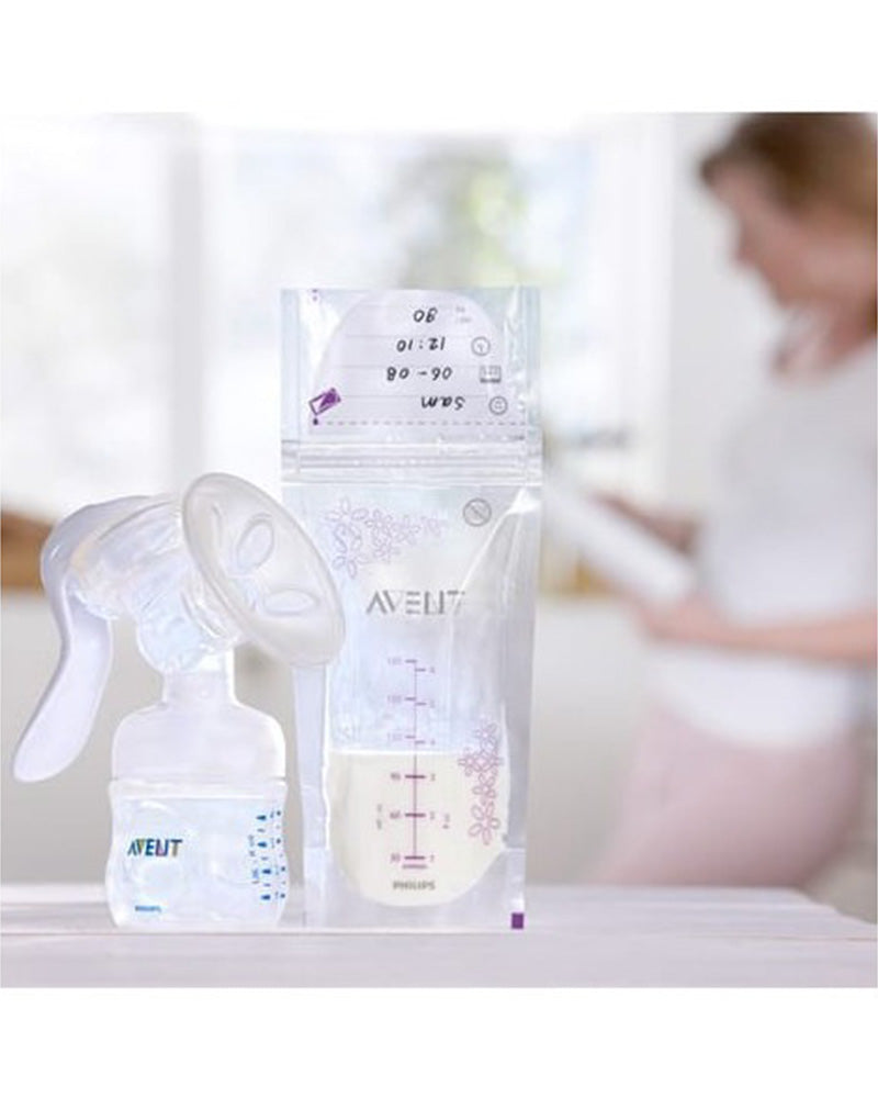 Sachets de Conservation du Lait Maternel Avent 180ml - 25 Sachets