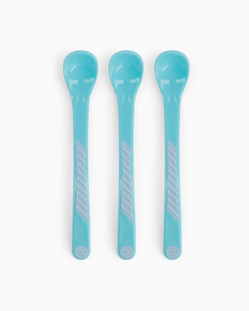 3x Cuillère d'Alimentation 4M+ Twistshake - Bleu