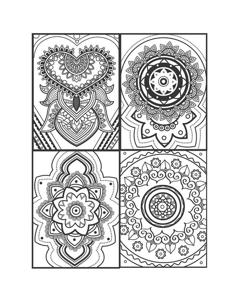 Eurekakids - Livre de coloriage de Mandalas classiques